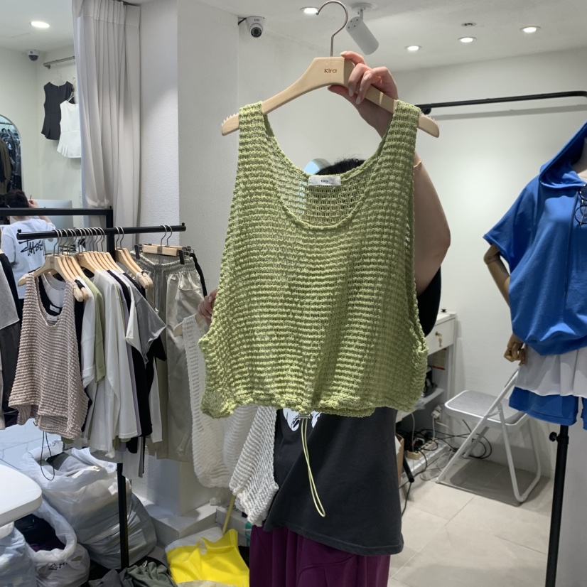 IN KIRA韓國東大門代購女裝新款人氣休閑推薦熱賣吊帶背心IN KIRA吊帶/背心圖色1