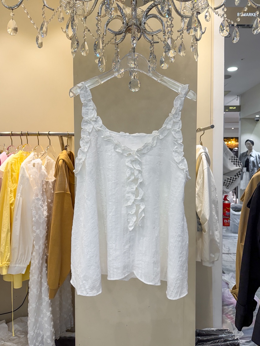 81 MARKET-L韓國直郵實拍女裝新品26春夏職業時尚吊帶背心81 MARKET-L吊帶/背心圖色1