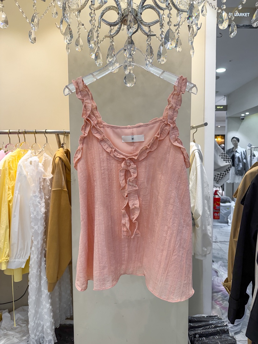 81 MARKET-L韓國直郵實拍女裝新品26春夏職業時尚吊帶背心81 MARKET-L吊帶/背心圖色2