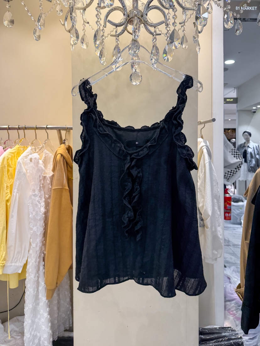 81 MARKET-L韓國直郵實拍女裝新品26春夏職業時尚吊帶背心81 MARKET-L吊帶/背心圖色3