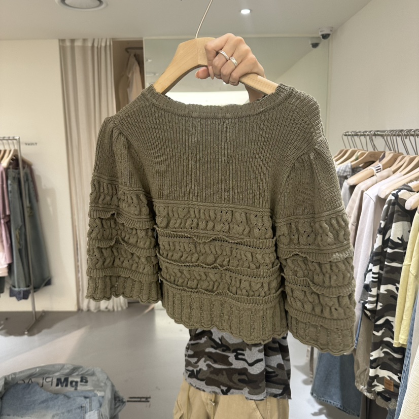 VAULT韓國直郵女士新品職業熱賣時尚推薦26春夏休閑針織衫VAULT針織衫