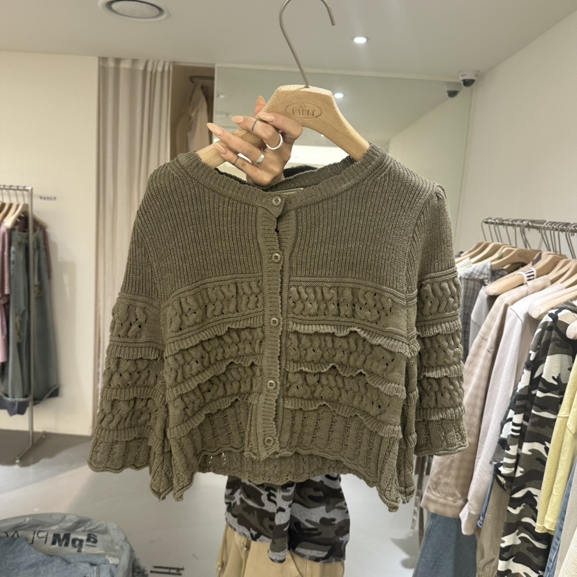 VAULT韓國直郵女士新品職業熱賣時尚推薦26春夏休閑針織衫VAULT針織衫圖色3