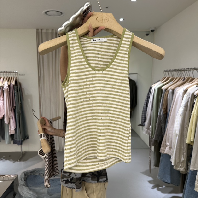 VAULT韓國東大門代購女裝新品休閑人氣26春夏推薦吊帶背心VAULT吊帶/背心圖色2
