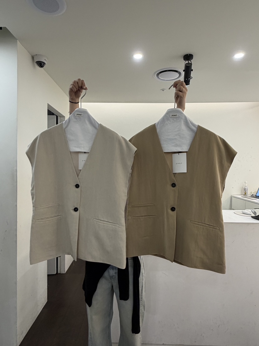 YOUR-P韓國東大門代購女裝新款休閑熱賣推薦26春夏職業馬甲YOUR-P馬甲