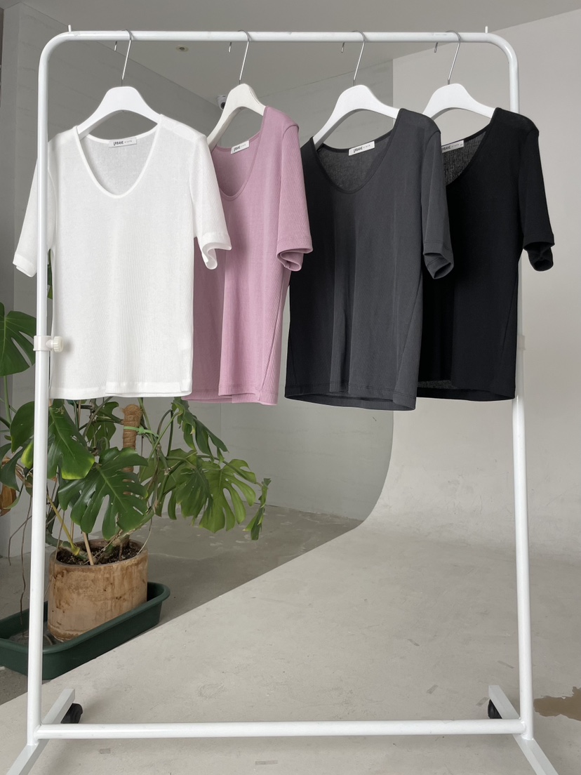 URBANE cloth韓國直郵女士新款26春夏職業推薦時尚人氣T恤URBANE clothT恤