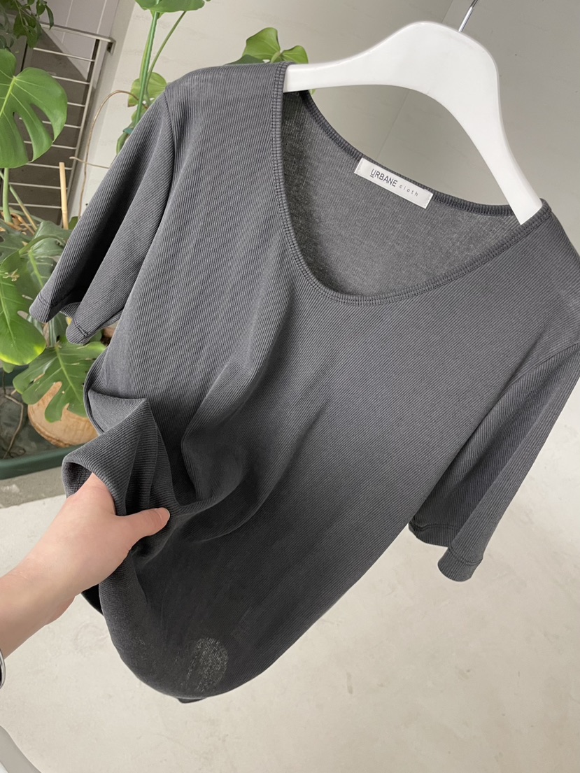 URBANE cloth韓國直郵女士新款26春夏職業推薦時尚人氣T恤URBANE clothT恤