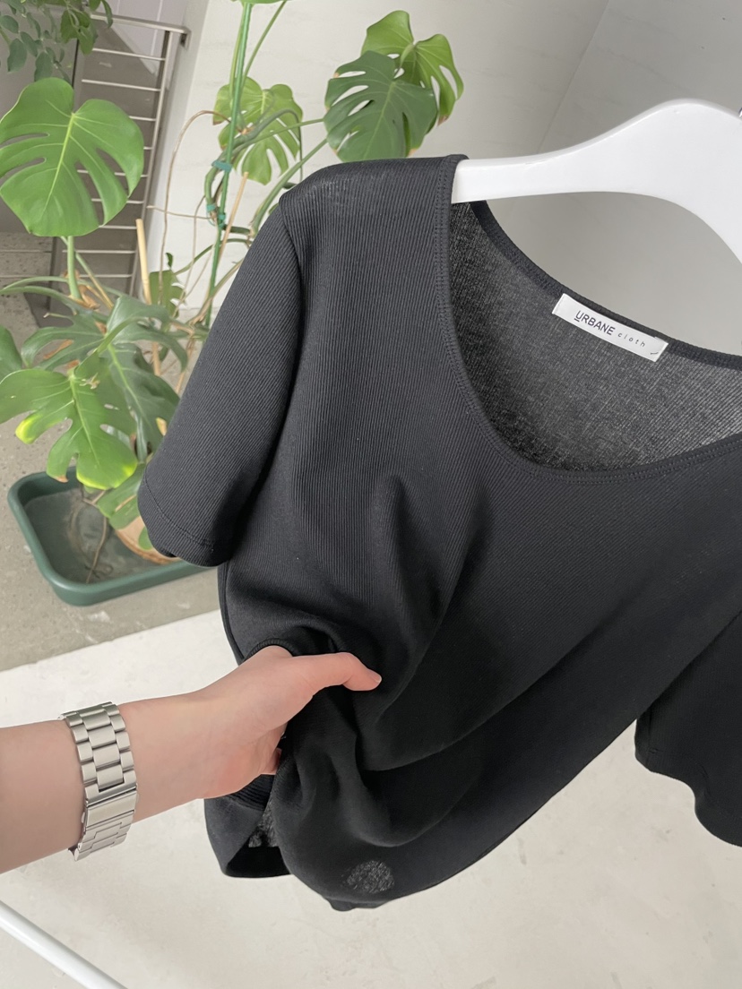 URBANE cloth韓國直郵女士新款26春夏職業推薦時尚人氣T恤URBANE clothT恤