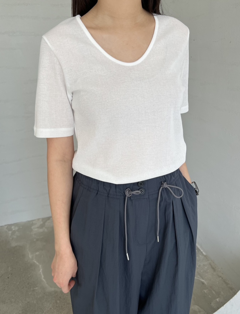 URBANE cloth韓國直郵女士新款26春夏職業推薦時尚人氣T恤URBANE clothT恤