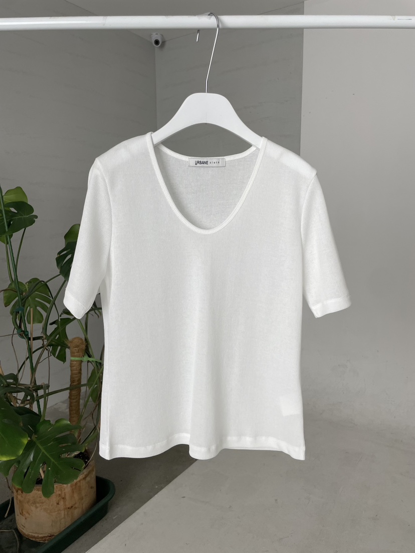 URBANE cloth韓國直郵女士新款26春夏職業推薦時尚人氣T恤URBANE clothT恤圖色1