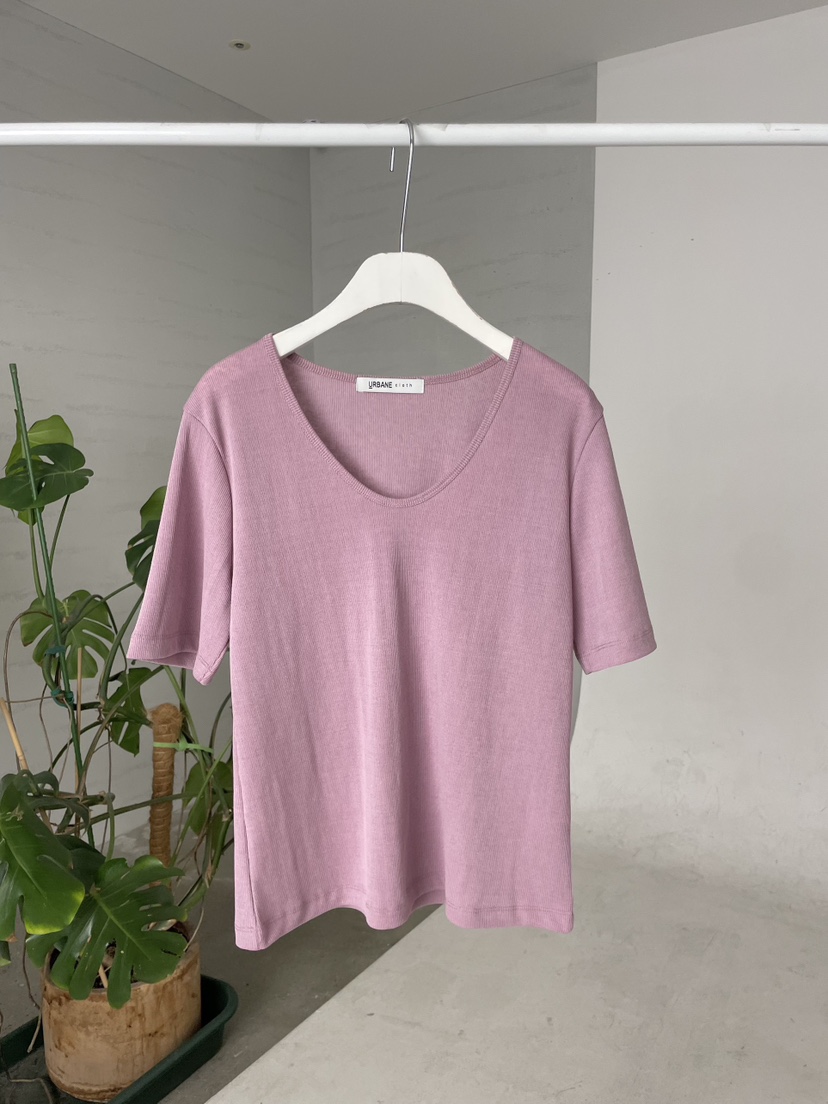 URBANE cloth韓國直郵女士新款26春夏職業推薦時尚人氣T恤URBANE clothT恤圖色2