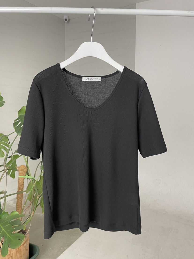 URBANE cloth韓國直郵女士新款26春夏職業推薦時尚人氣T恤URBANE clothT恤圖色4