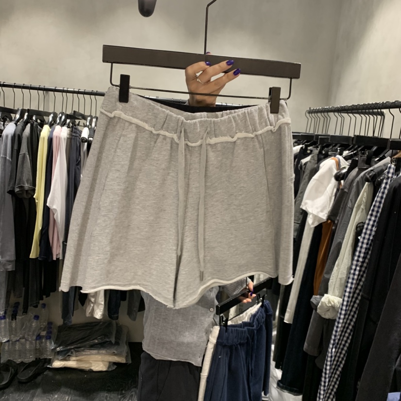 TUG韓國東大門代購女裝新品時尚熱賣推薦人氣26春夏短褲復古TUG短褲圖色2