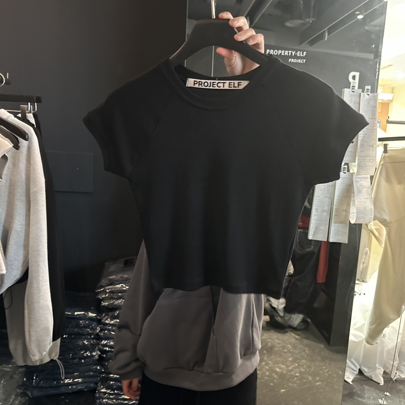 ELF-L韓國東大門代購女裝新品熱賣休閑人氣時尚26春夏T恤PROJECT ELF/ELF-LT恤圖色3