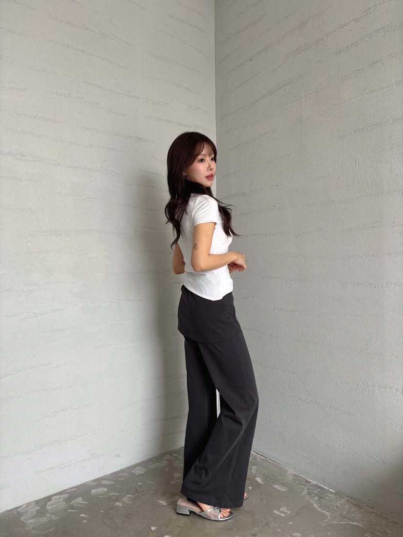 TOO HOT韓國東大門直郵女裝新款26春夏職業熱賣休閑休閑褲TOO HOT休閑褲