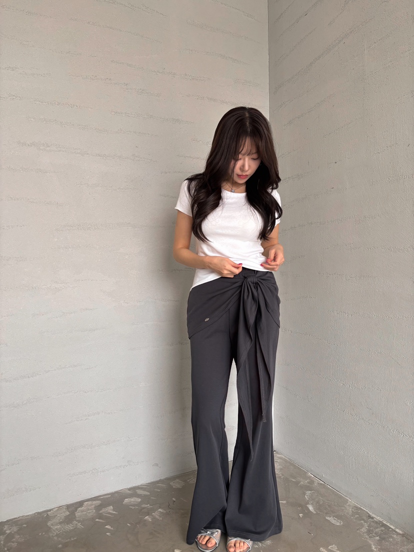 TOO HOT韓國東大門直郵女裝新款26春夏職業熱賣休閑休閑褲TOO HOT休閑褲