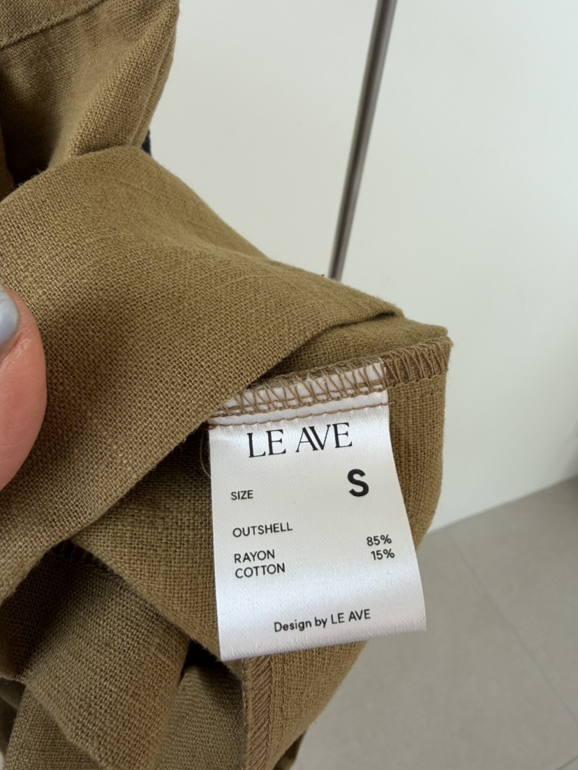 LE AVE韓國東大門代購女士新品職業26春夏熱賣休閑短褲亞麻LE AVE短褲