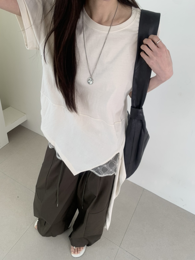 LE AVE韓國代購女裝新款休閑26春夏推薦人氣職業時尚T恤LE AVET恤