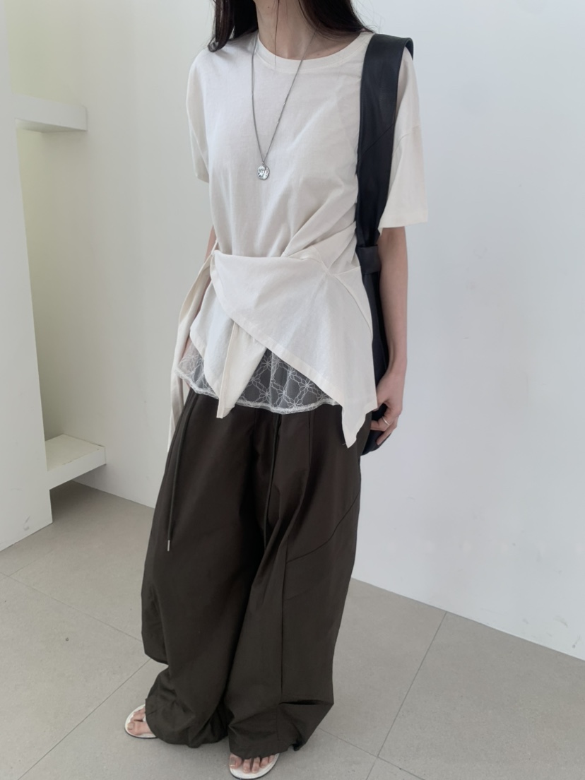 LE AVE韓國代購女裝新款休閑26春夏推薦人氣職業時尚T恤LE AVET恤