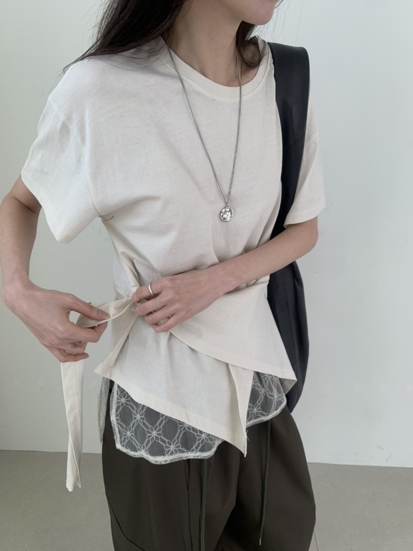 LE AVE韓國代購女裝新款休閑26春夏推薦人氣職業時尚T恤LE AVET恤