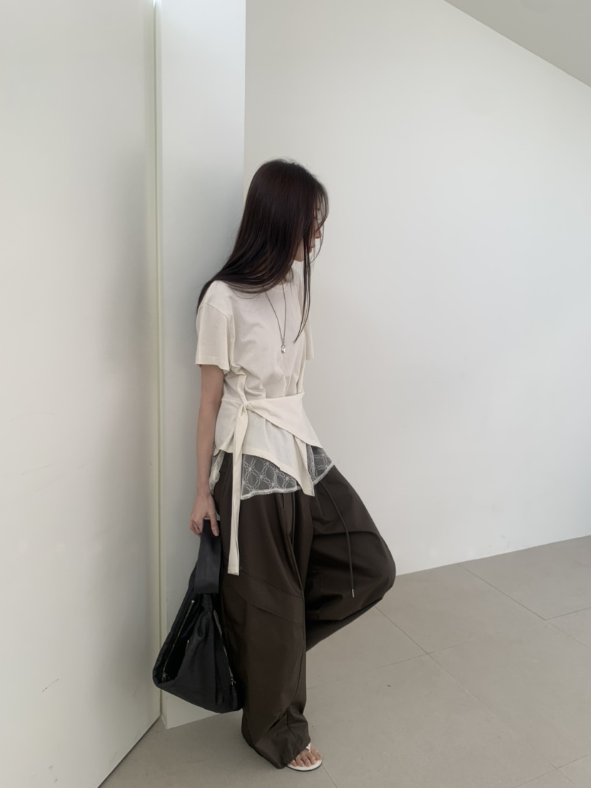 LE AVE韓國代購女裝新款休閑26春夏推薦人氣職業時尚T恤LE AVET恤