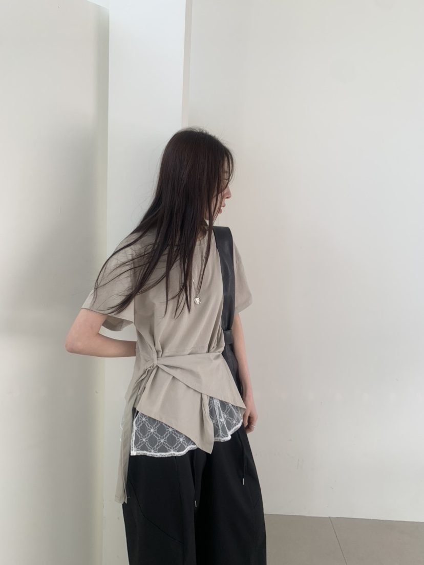 LE AVE韓國代購女裝新款休閑26春夏推薦人氣職業時尚T恤LE AVET恤