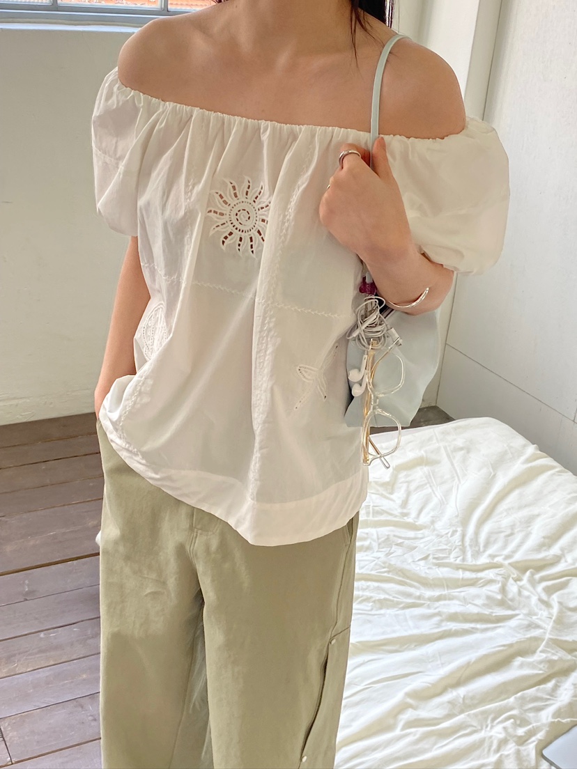 UNBOUND韓國直郵實拍女士新款人氣休閑時尚推薦襯衫蕾絲衫UNBOUND襯衫/蕾絲衫