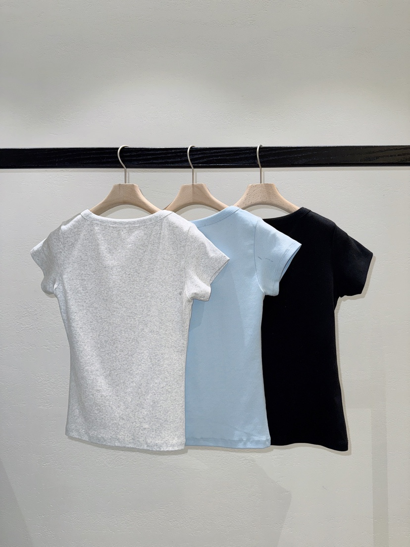 NDE韓國直郵女裝新品職業26春夏人氣休閑時尚熱賣推薦T恤BOHEME_NDET恤