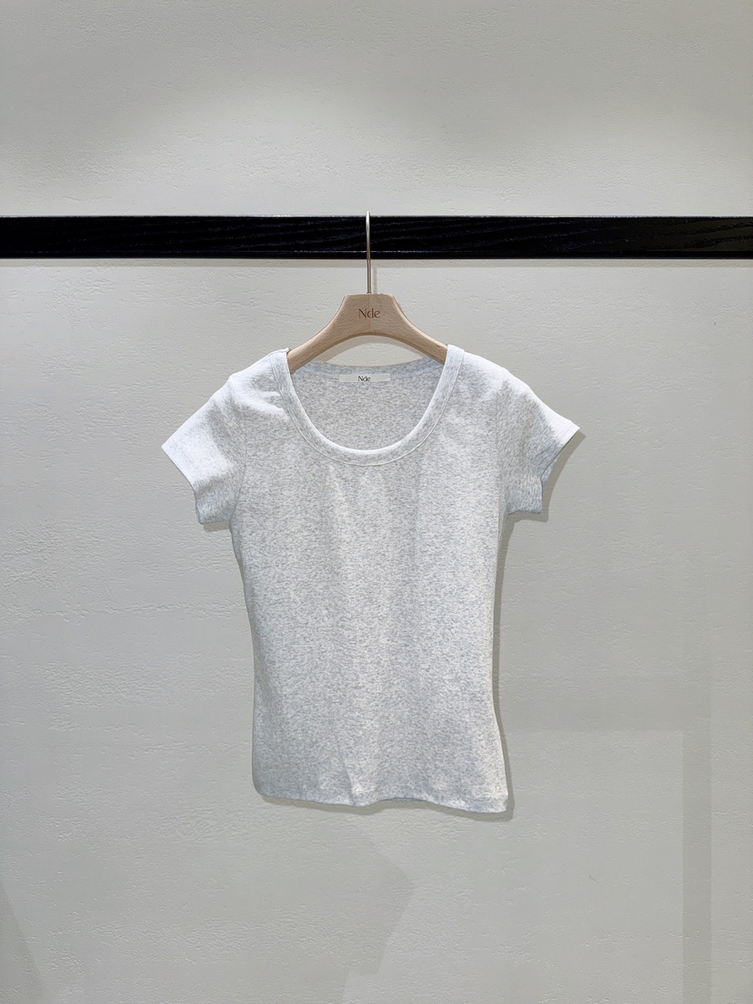 NDE韓國直郵女裝新品職業26春夏人氣休閑時尚熱賣推薦T恤BOHEME_NDET恤圖色1