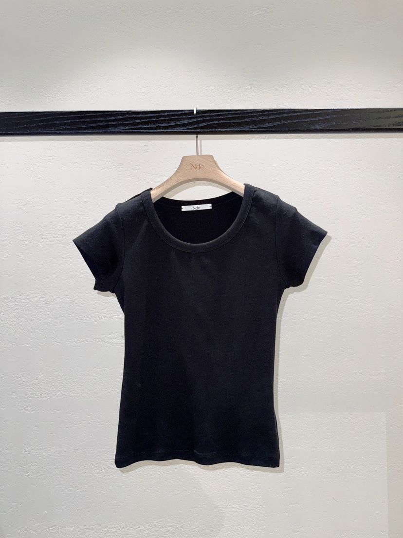 NDE韓國直郵女裝新品職業26春夏人氣休閑時尚熱賣推薦T恤BOHEME_NDET恤圖色3