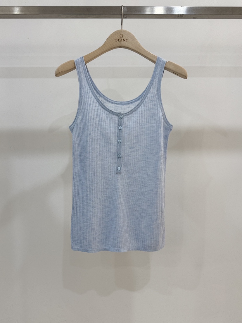 BLANC-A韓國直郵女士新款26春夏推薦人氣休閑職業吊帶背心BLANC-A吊帶/背心圖色2
