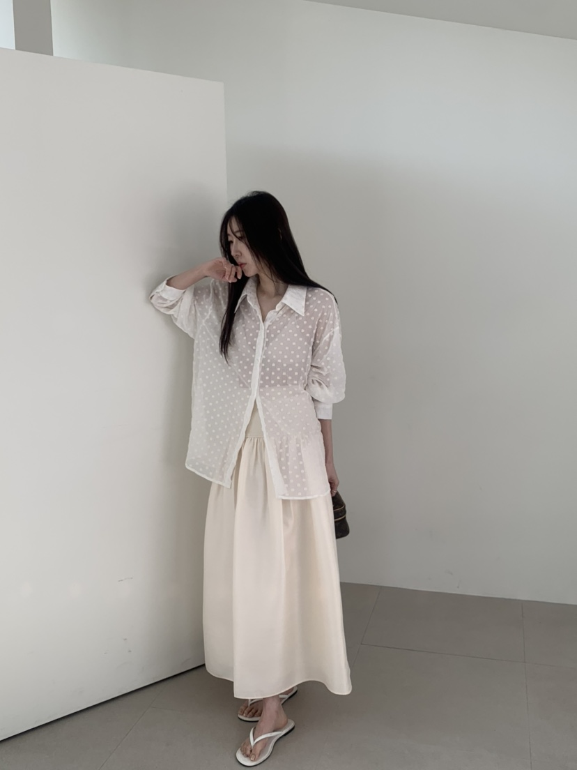 LE AVE韓國東大門代購女裝新款人氣時尚休閑26春夏襯衫蕾絲衫LE AVE襯衫/蕾絲衫