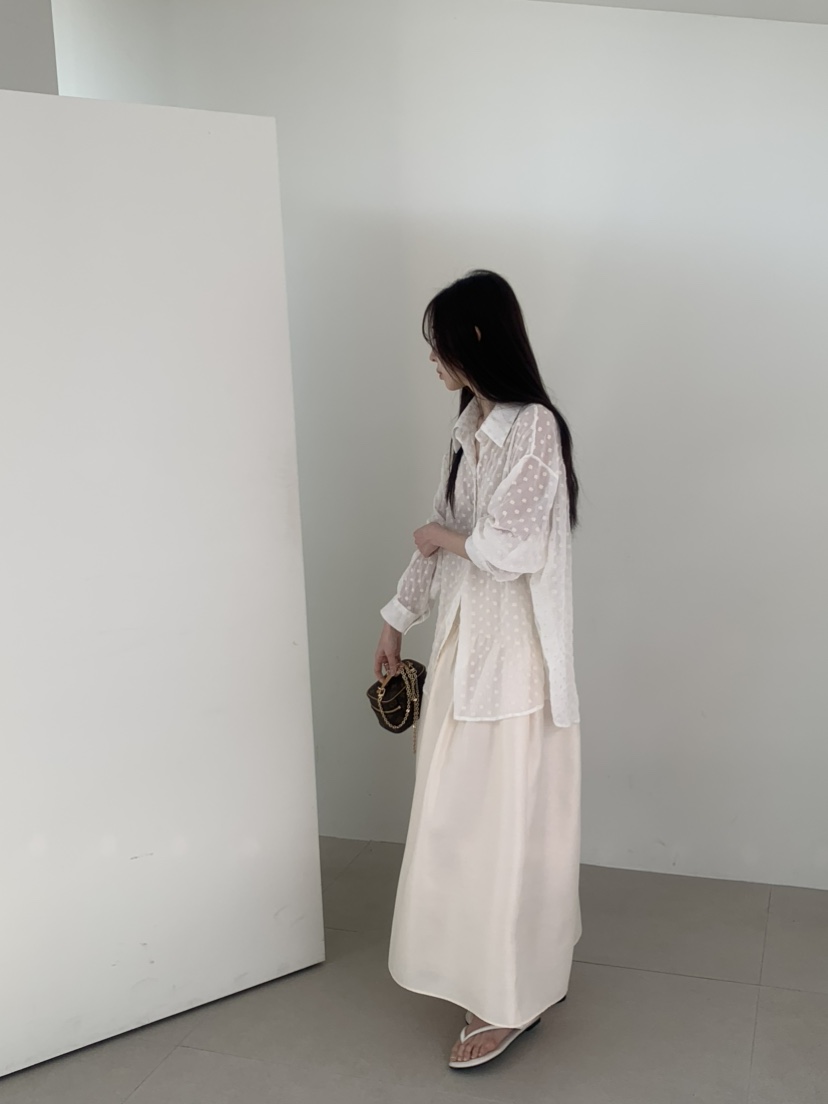 LE AVE韓國東大門代購女裝新款人氣時尚休閑26春夏襯衫蕾絲衫LE AVE襯衫/蕾絲衫