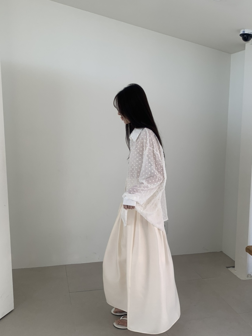 LE AVE韓國東大門代購女裝新款人氣時尚休閑26春夏襯衫蕾絲衫LE AVE襯衫/蕾絲衫