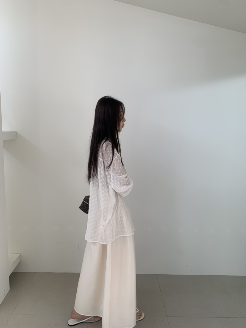 LE AVE韓國東大門代購女裝新款人氣時尚休閑26春夏襯衫蕾絲衫LE AVE襯衫/蕾絲衫