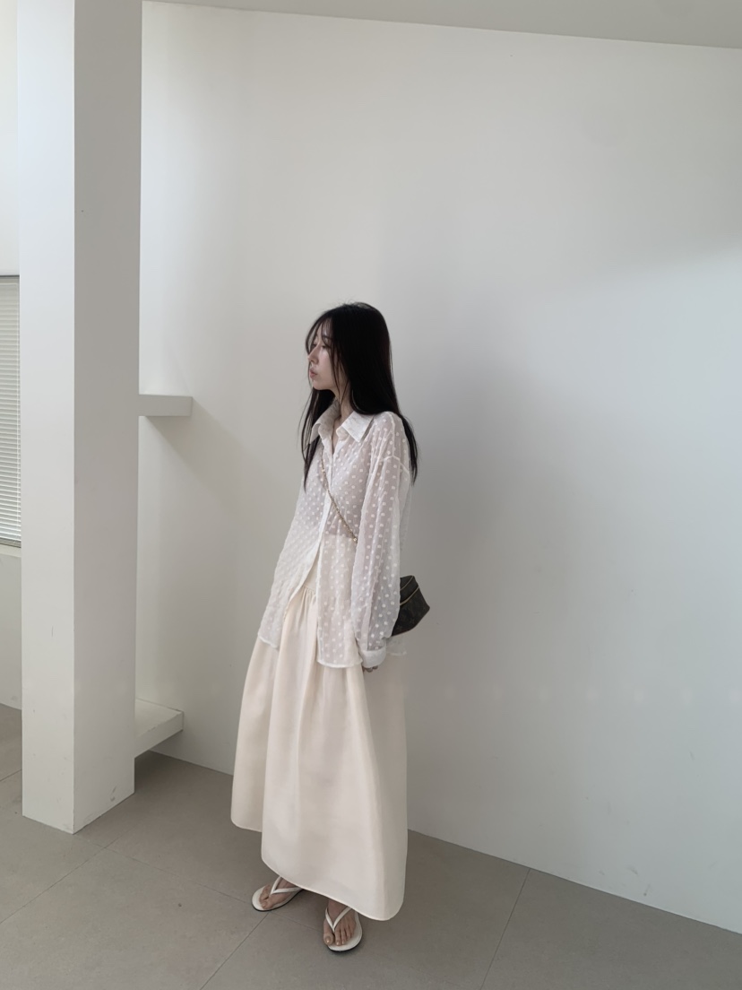 LE AVE韓國東大門代購女裝新款人氣時尚休閑26春夏襯衫蕾絲衫LE AVE襯衫/蕾絲衫