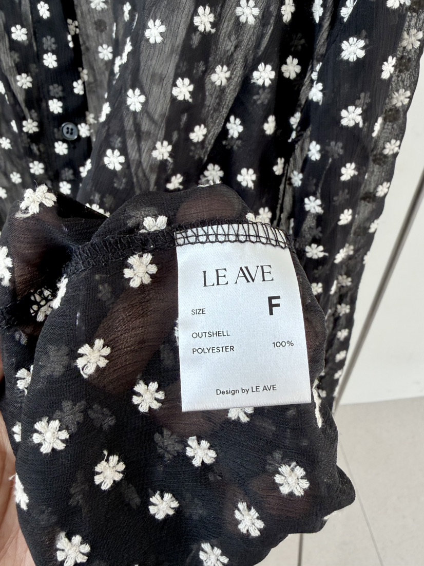 LE AVE韓國東大門代購女裝新款人氣時尚休閑26春夏襯衫蕾絲衫LE AVE襯衫/蕾絲衫