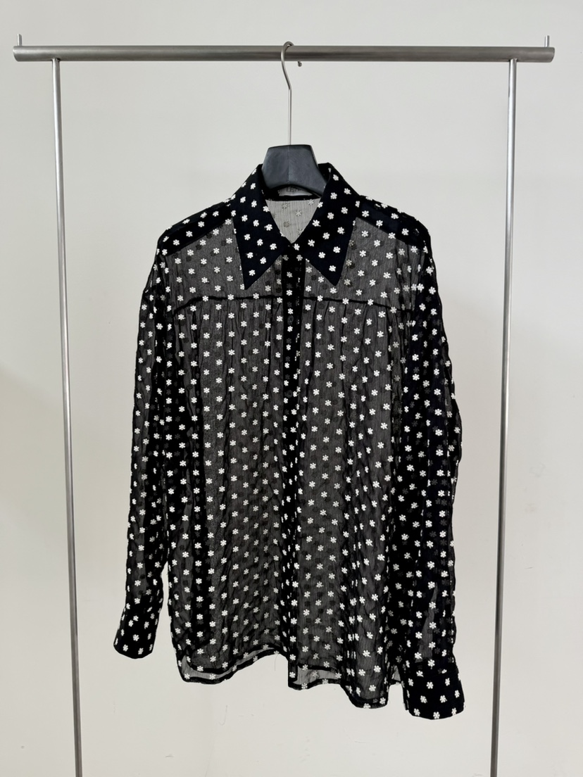 LE AVE韓國東大門代購女裝新款人氣時尚休閑26春夏襯衫蕾絲衫LE AVE襯衫/蕾絲衫圖色1