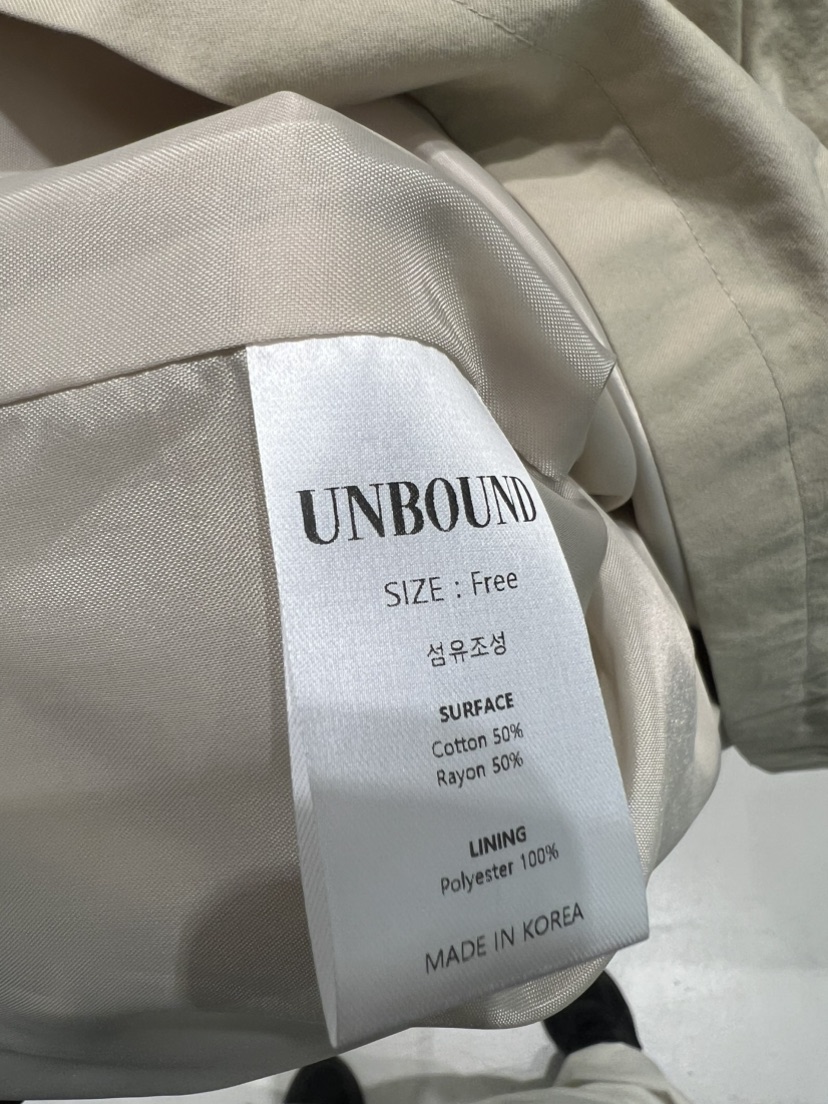 UNBOUND韓國東大門代購女士新款職業人氣推薦26春夏時尚馬甲UNBOUND馬甲