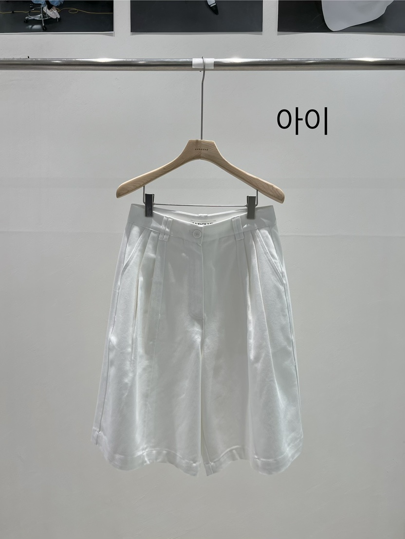 UNBOUND韓國直郵女士新品熱賣職業26春夏休閑人氣短褲天絲UNBOUND短褲圖色1