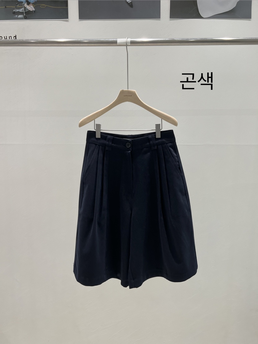 UNBOUND韓國直郵女士新品熱賣職業26春夏休閑人氣短褲天絲UNBOUND短褲圖色2