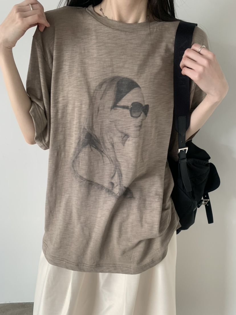 LE AVE韓國代購女裝新款人氣熱賣休閑26春夏推薦時尚T恤LE AVET恤