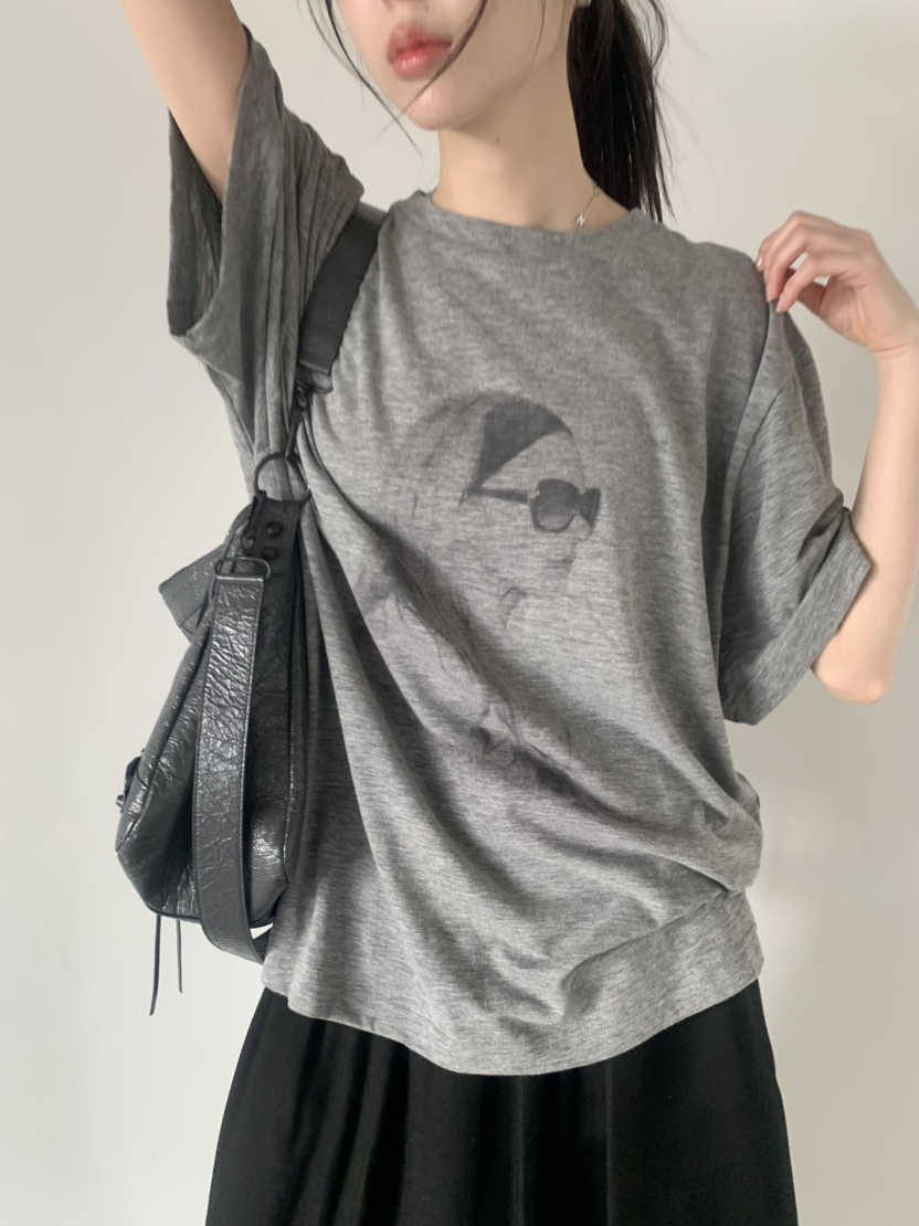 LE AVE韓國代購女裝新款人氣熱賣休閑26春夏推薦時尚T恤LE AVET恤