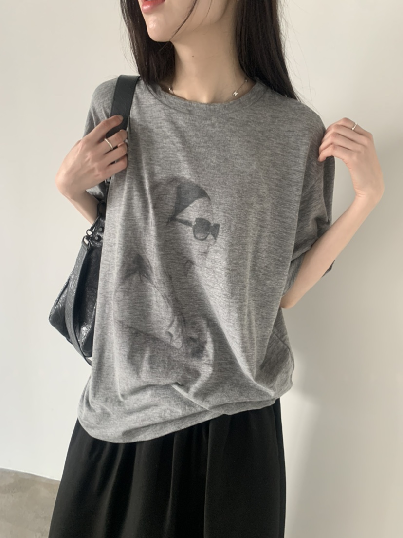 LE AVE韓國代購女裝新款人氣熱賣休閑26春夏推薦時尚T恤LE AVET恤