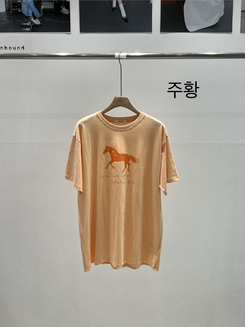 UNBOUND韓國代購女士新品休閑推薦26春夏熱賣職業時尚T恤UNBOUNDT恤圖色1