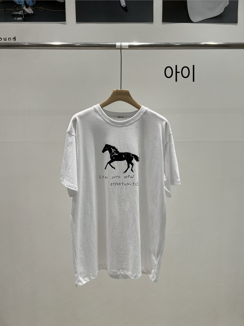 UNBOUND韓國代購女士新品休閑推薦26春夏熱賣職業時尚T恤UNBOUNDT恤圖色2