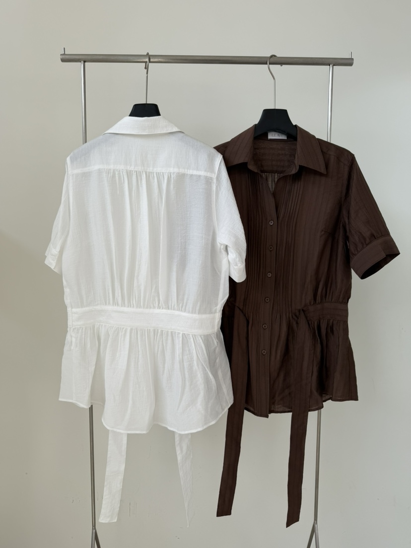 LE AVE韓國代購女裝新品時尚人氣推薦26春夏職業襯衫蕾絲衫LE AVE襯衫/蕾絲衫