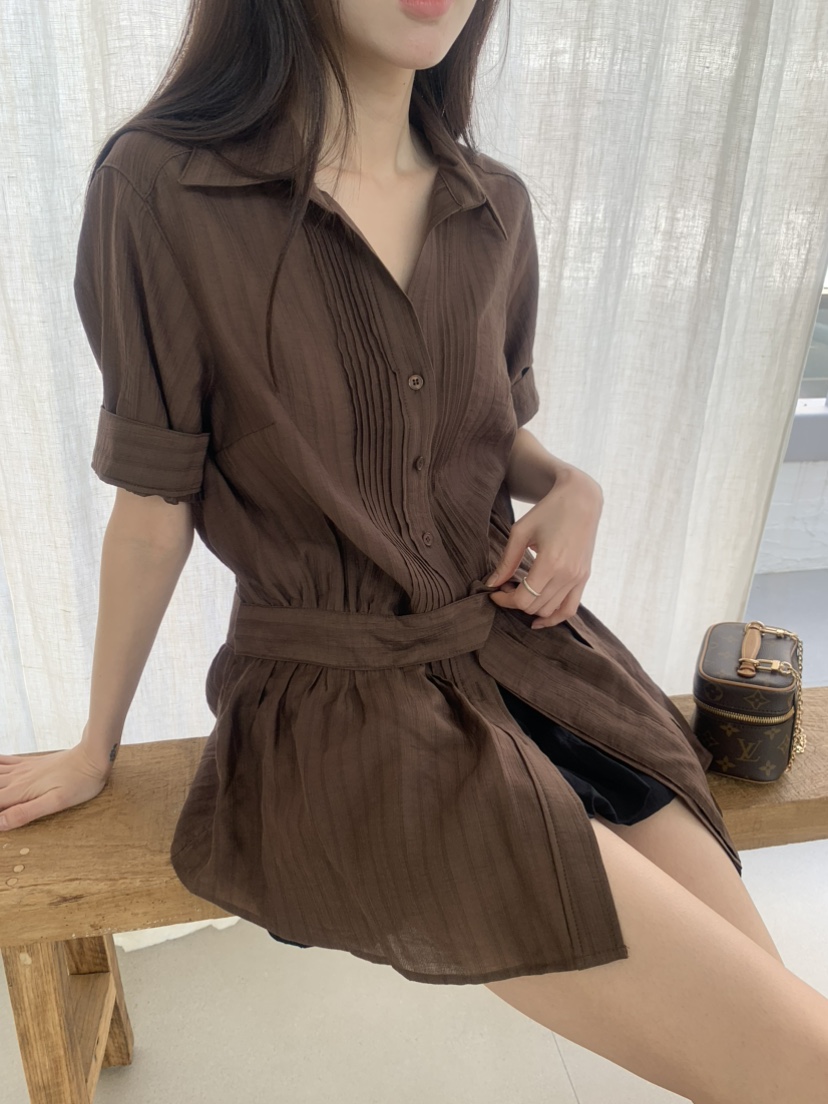 LE AVE韓國代購女裝新品時尚人氣推薦26春夏職業襯衫蕾絲衫LE AVE襯衫/蕾絲衫