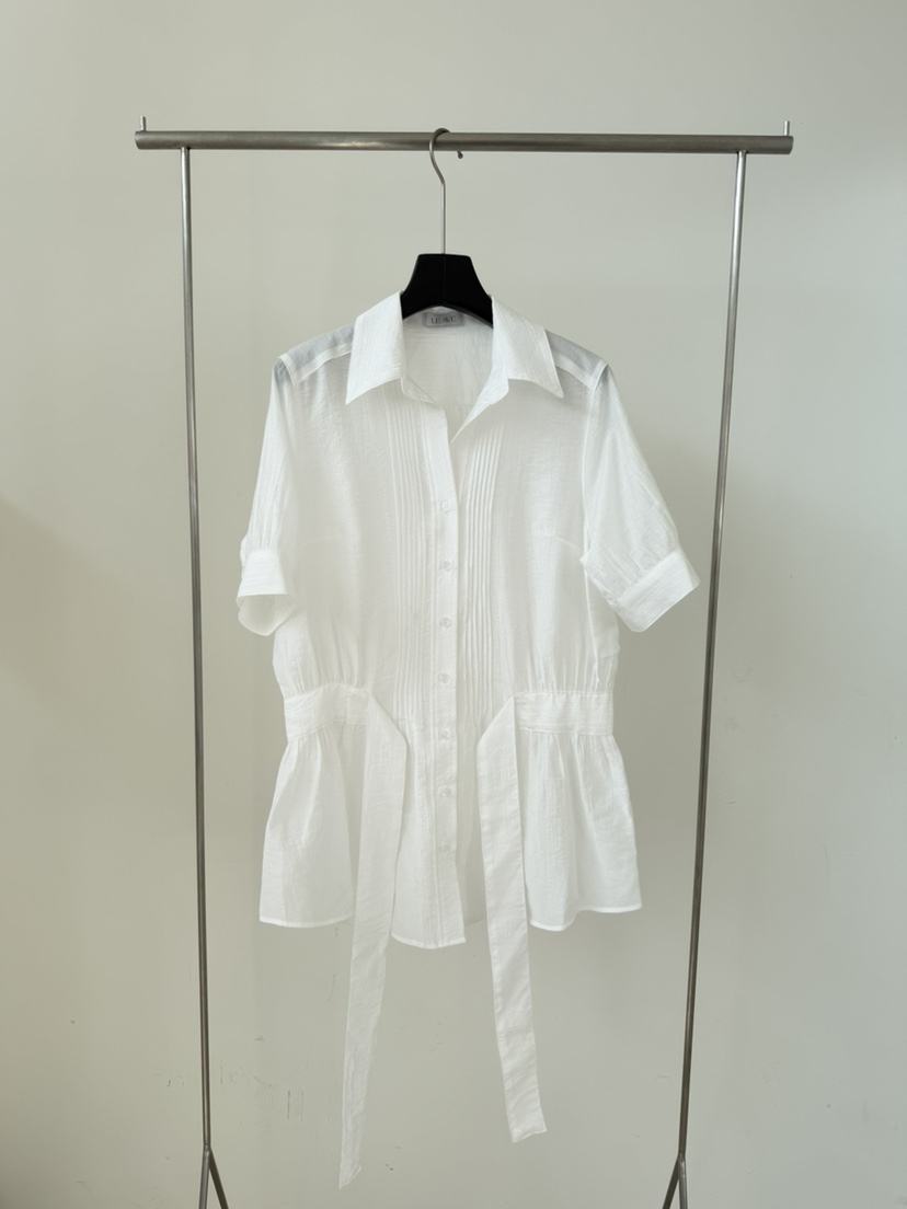 LE AVE韓國代購女裝新品時尚人氣推薦26春夏職業襯衫蕾絲衫LE AVE襯衫/蕾絲衫圖色2