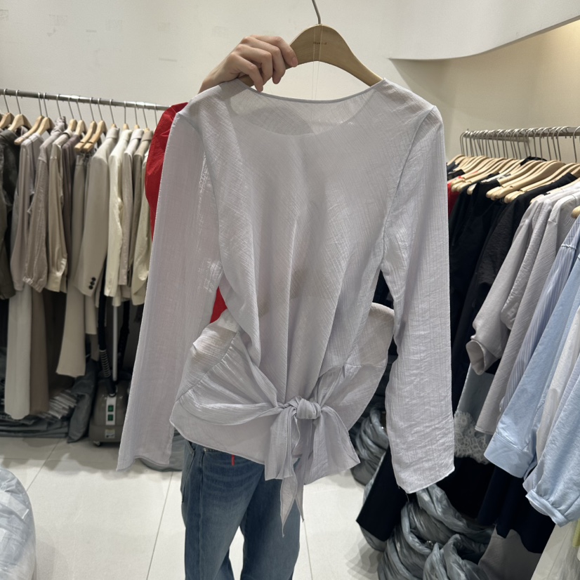 BLUEI-D/N SHARP韓國直郵女士新品人氣職業襯衫蕾絲衫Blue i-d/N SHARP襯衫/蕾絲衫圖色1