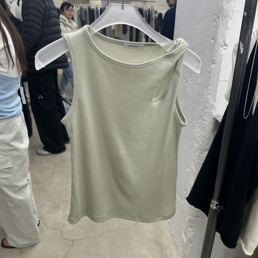 HELVETICA韓國直郵實拍女裝新款休閑人氣時尚熱賣吊帶背心HELVETICA吊帶/背心圖色1